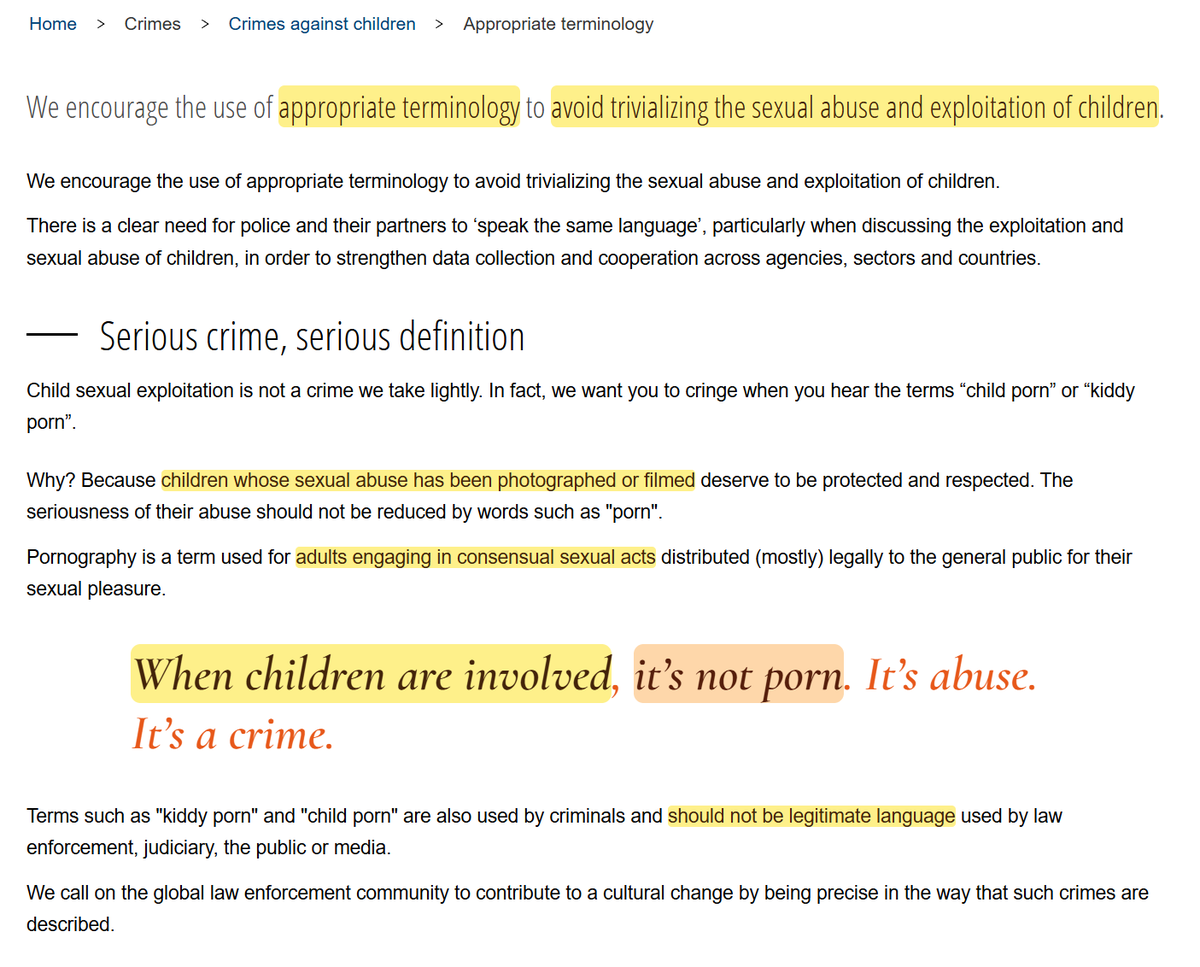 purity_culture's tweet photo. And if you call anime style drawings "CSAM", you're no better.
CSAM describes "records of REAL CHILDREN being sexually abused". https://t.co/hwX4dDhalN