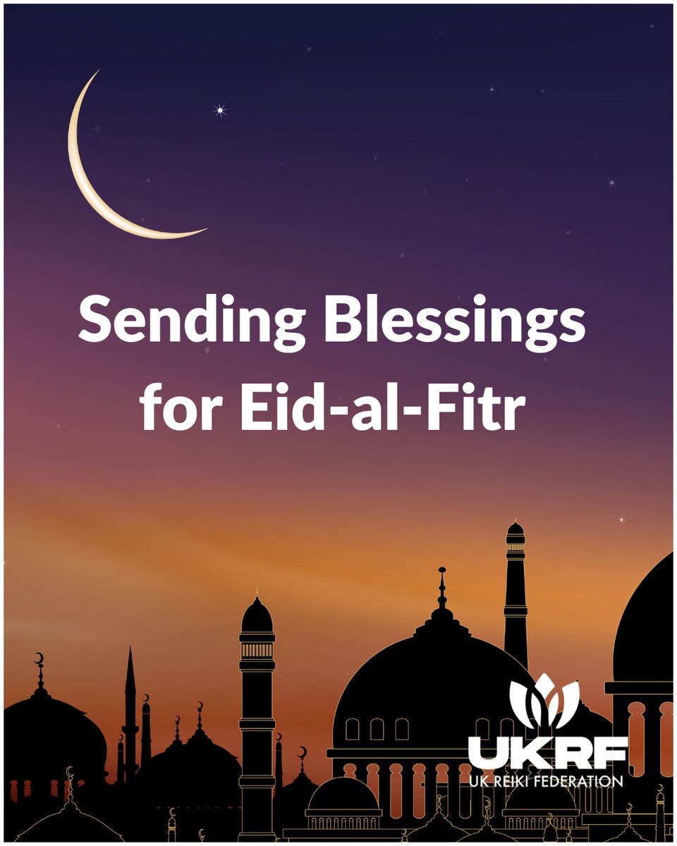 For all those celebrating, we send heartfelt Eid Mubarak wishes! 🌼

May your day be filled with peace, gratitude, connection and the warmth of community.

🌐 reikifed.co.uk
#EidMubarak #EidAlFitr2026 #ReikiCommunity #UKRF
