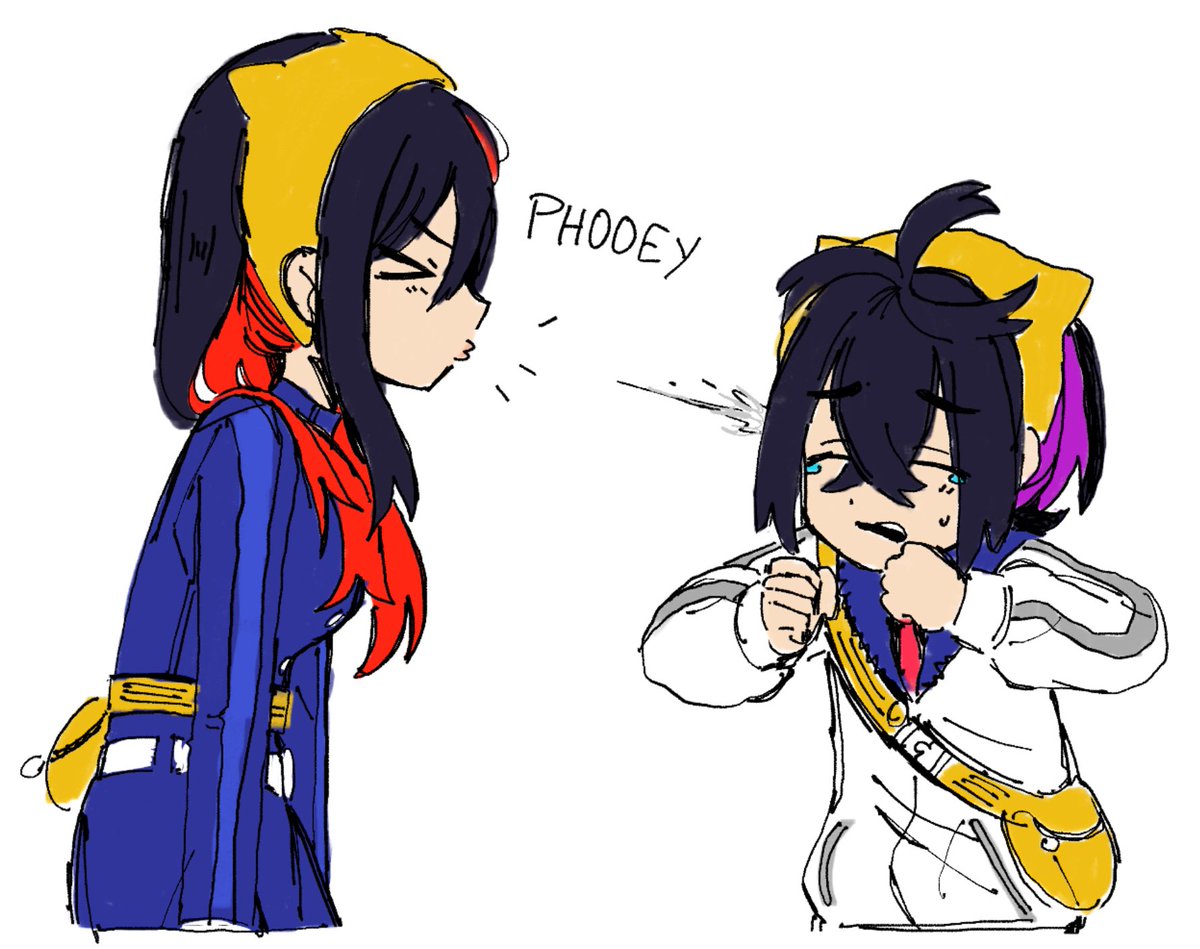 drawing i made for <a href="/reshiciel/">ciel</a> a few weeks ago #carmine #kieran #pokemonsv