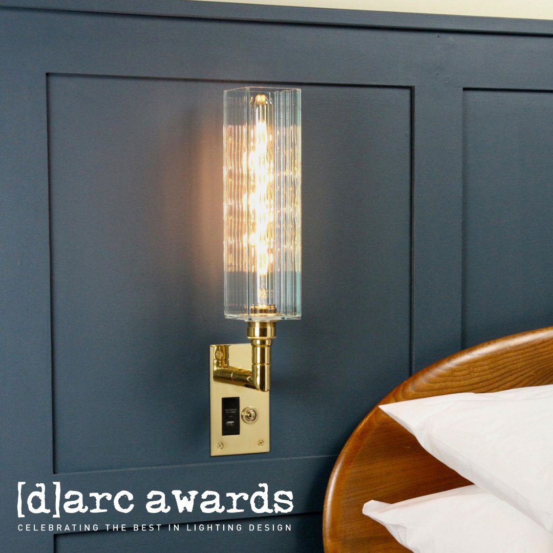 FocusSB's tweet image. Please, if you can find the time, vote for us today. Voting closes at midnight tonight. Vote Focus SB in the 2026 @darcawards: Ambassador Wall Light (Kit–Decorative). Designers only: tap your nominee, then hit the heart. darcawards.com/vote/ #DarcAwards #VoteForUs