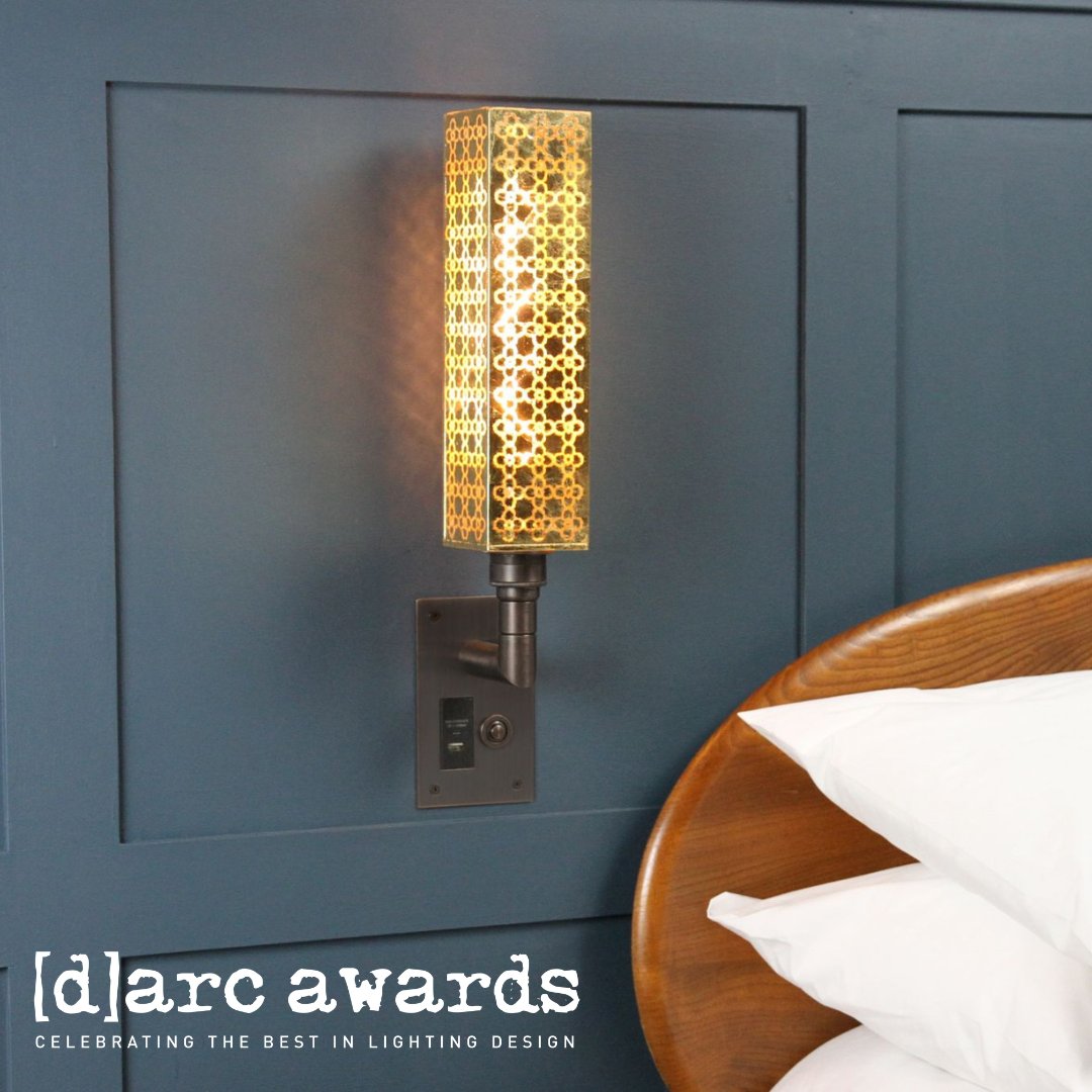 FocusSB's tweet image. Please, if you can find the time, vote for us today. Voting closes at midnight tonight. Vote Focus SB in the 2026 @darcawards: Ambassador Wall Light (Kit–Decorative). Designers only: tap your nominee, then hit the heart. darcawards.com/vote/ #DarcAwards #VoteForUs
