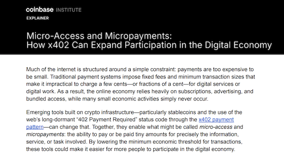 Coinbase Institute tweet media