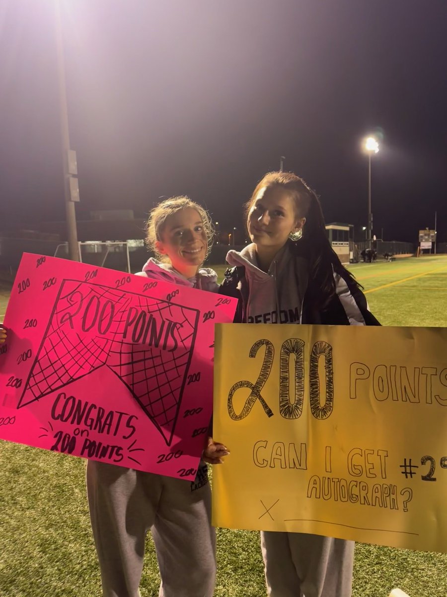 GirlsFHSLax's tweet photo. Congratulations Captain Jenelle Karabinus on recording her 200th Career Point last night ! Awesome achievement!💥 #Heart&amp;Hustle🥍🔥🖤💛 https://t.co/kq2dPmTRFv