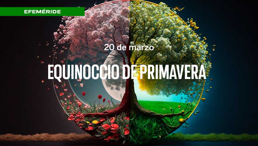 UNAM_MX's tweet photo. #UnDíaComoHoy se produce el equinoccio de primavera 🌻 en el hemisferio norte. El término proviene de “noche igual”, pues el día y la oscuridad tienen la misma duración 🌞|🌛. Conoce más sobre este fenómeno con @Ciencia_UNAM >  https://t.co/OcWNM8mvAE https://t.co/DnqtoP1ChR
