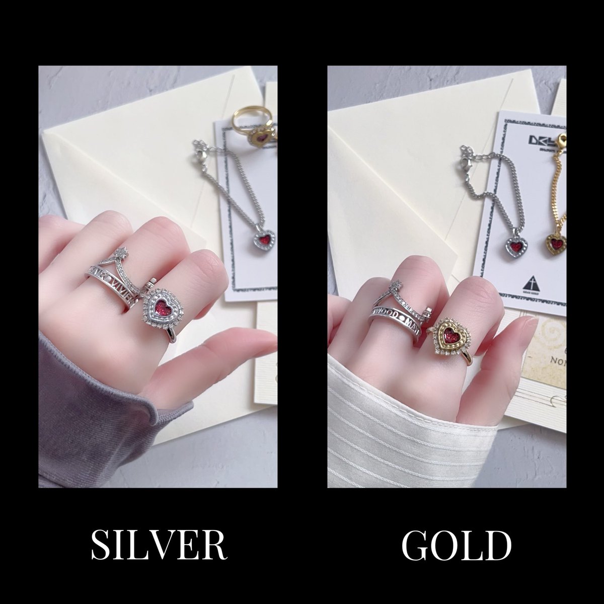 【おしらせ】
▶︎booth

【3/22 20時15分〜】
.𖥔 Connected Hearts2 𖥔.

newぬいとおそろいアクセのページを公開してきました！💎˖⁺‧₊˚

おもちゃの宝石のようなチープでかわいいキラキラアクセサリーをイメージしました💍👾
大切なぬいちゃんにおそろいのプレゼントはいかがでしょうか♡