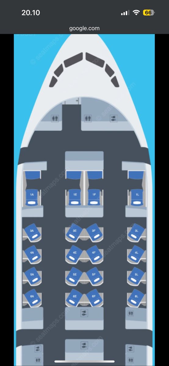wunderschons787's tweet photo. @_Dress2Impress I assume Lana would take Air France to Tokyo because AF Boeing 777-300ER seat map has L as column and third row business class as you can see in lana's ticket (L3 but corrected as 3L). AF usually brings B77W from CDG to Tokyo

So I think Lana would also takes business class too. https://t.co/ATrNJObaId