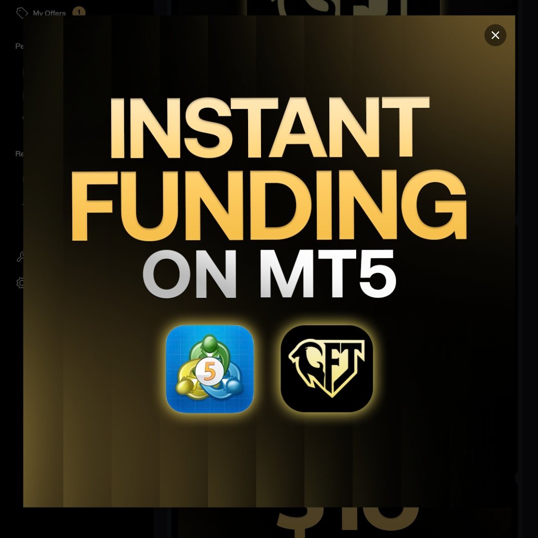 Itsyojk's tweet photo. GFT offers Instant Funding on MT5. @GoatFunded  &amp; @EdwardXLreal 🔥 https://t.co/3Q9pVOvtP2