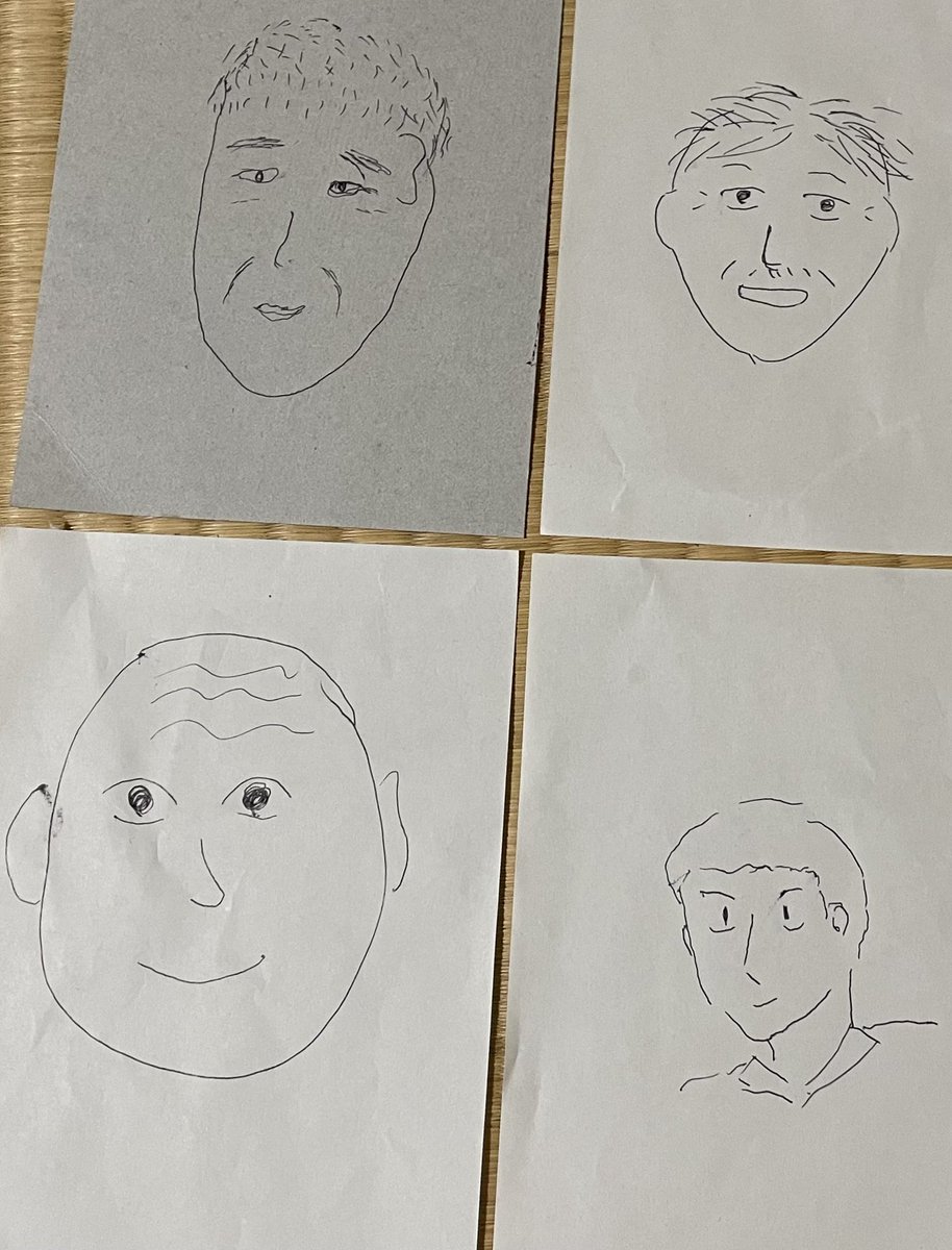 友達が描いてくれた島さん