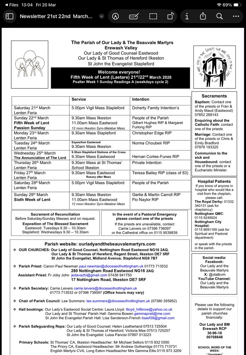 Our Lady and the Beauvale Martyrs. tweet media