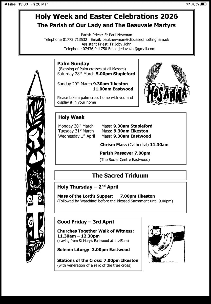 Our Lady and the Beauvale Martyrs. tweet media