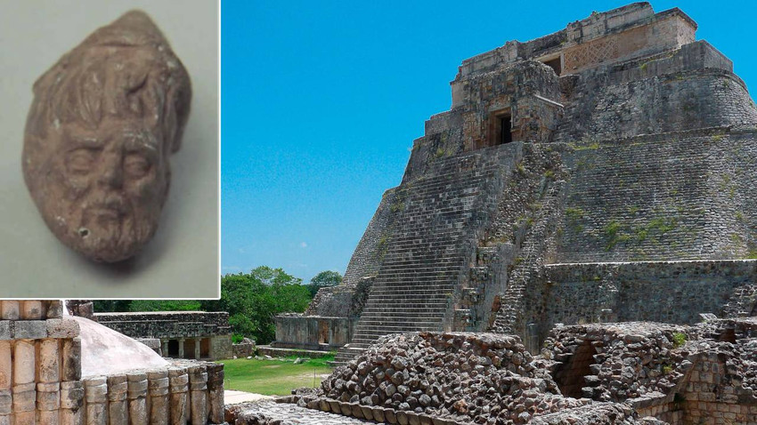 Amerika'nın keşfinde ezber bozan gelişme: Aztek piramidinin içinden 2.000 yıllık Roma heykeli çıktı!

Meksika'da bir piramit kazısında bulunan 2000 yıllık Roma büstü, Amerika'nın keşfiyle ilgili bilinenleri sarstı. Termolüminesans testleriyle antik Akdeniz kökenli olduğu