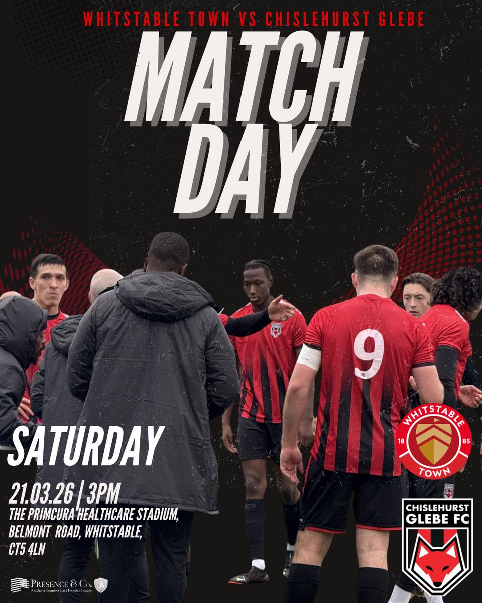 glebefootball's tweet photo. Back on the road tomorrow π
A big test against league leaders Whitstable Town awaits πβ½
Weβre full of confidence and ready to fight to stay unbeaten this March πͺπ₯
All support welcome!
#uptheglebe π΄β«οΈ https://t.co/kBwam00SsQ