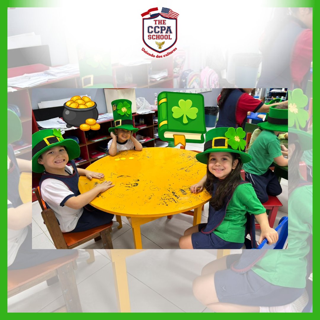 ccpaschool's tweet photo. 🍀 St. Patrick’s Mood 🌈
El colegio se llenó de verde, sonrisas y magia para celebrar St. Patrick’s Day.

A través de propuestas como el Scavenger Hunt y dinámicas temáticas, nuestros alumnos viven experiencias significativas.

#WeAreTheCCPASchool #CentroEducativoTheCCPASchoo https://t.co/XcAvJafPR9