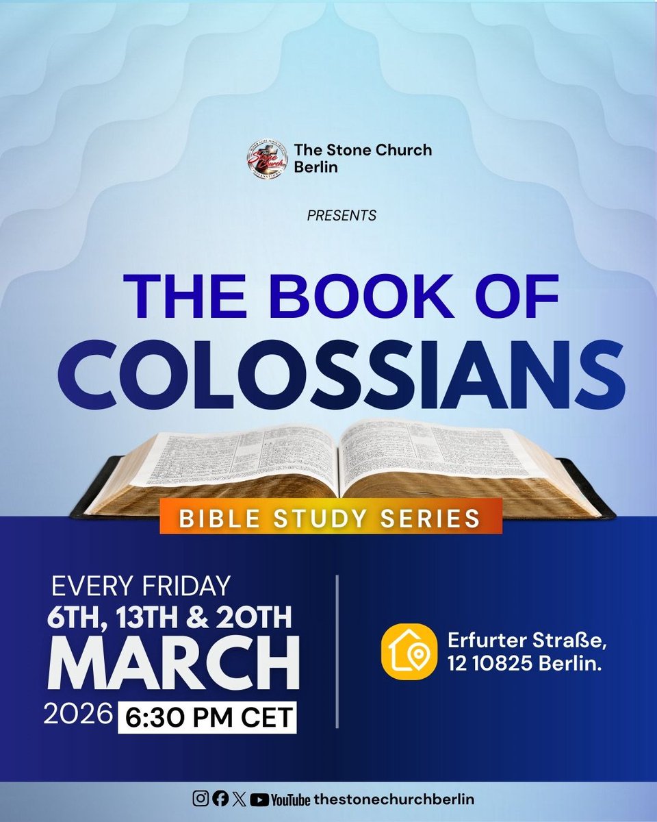 Tonight, we continue our journey into the book of Colossians.

Tag someone along!