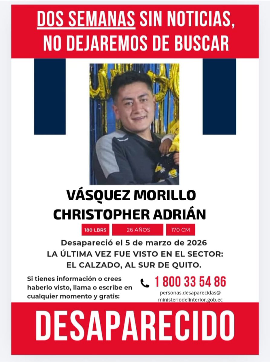 #DesaparecidosEcuador