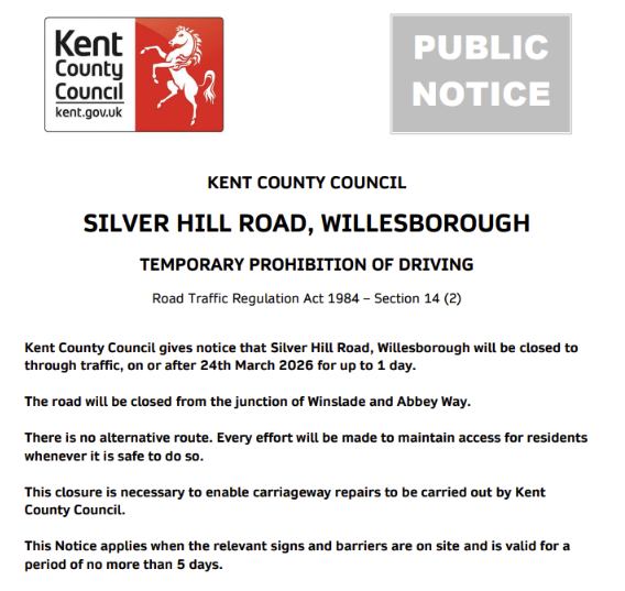 KCC Highways tweet media