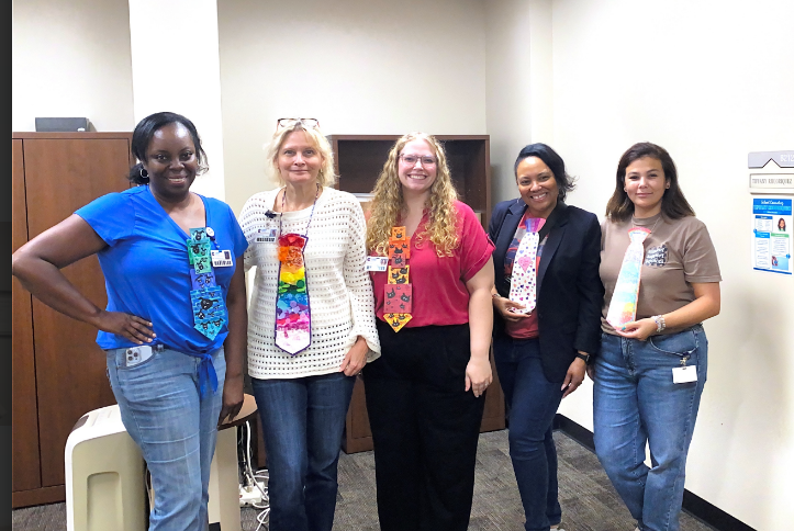 ConroeVisualArt's tweet photo. Conroe ISD Central Administration celebrates Big Art Day with "Art Ties Us Together" https://t.co/k7OWdZ14Lm
