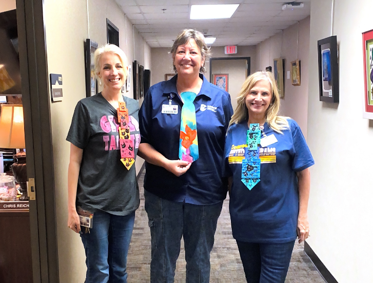 ConroeVisualArt's tweet photo. Conroe ISD Central Administration celebrates Big Art Day with "Art Ties Us Together" https://t.co/k7OWdZ14Lm