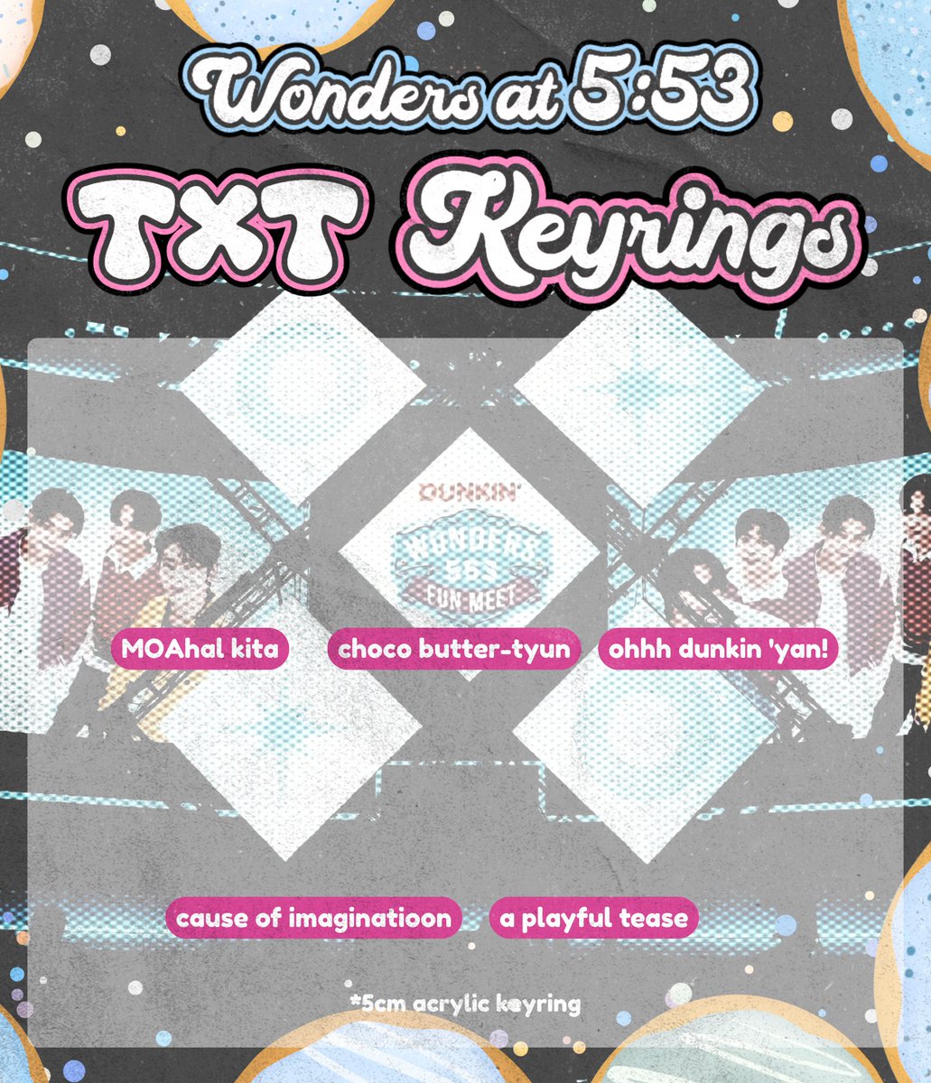 ynnzzn's tweet photo. at dahil hindi pwedeng parang panaginip lang ang funmeet, i-keyring natin yan ANO TARAAA

interest check help rt !! 🫶🏻 

🍩₊·꒰ა 𝘄𝗼𝗻𝗱𝗲𝗿𝘀 𝗮𝘁 𝟱:𝟱𝟯 𝘁𝘅𝘁 𝗳𝘂𝗻𝗺𝗲𝗲𝘁 𝗸𝗲𝘆𝗿𝗶𝗻𝗴𝘀  ໒꒱ ‧₊˚ 🎡

see u this weekend! 🙈✨ https://t.co/ybOayfzfKp