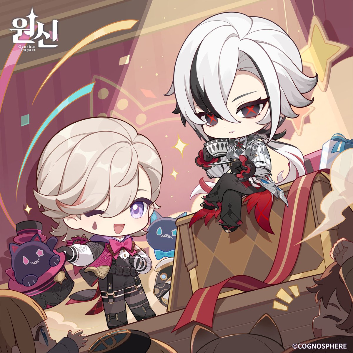 timely magic trio!🎩🪄⚙️ tweet media