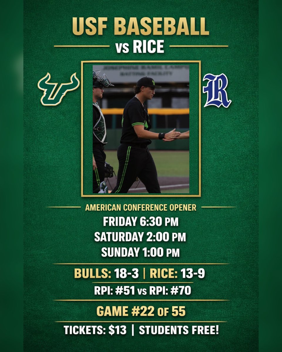 It’s Brewin’ at McEwen (USF⚾️) tweet media