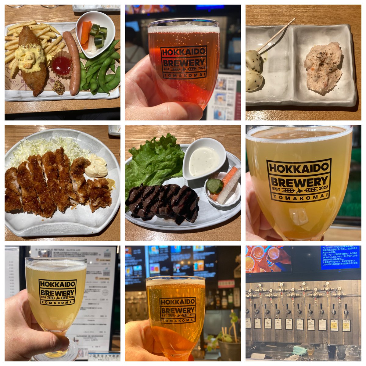 taroshi3's tweet photo. #今日の現場
#北海道
#苫小牧市
#クラフトビール
#ブルワリー
#北海道ブルワリー
#ブルーパブ
#北海道ブルワリー_ビア_アンド_キッチン
#カムイゲイル
#ちょい飲みエゾ鹿セット
#Weise
#Primitive
#KAMUIGALE_Saison
#ホップの代わりに苫小牧産ヤチヤナギ
#Haskap_Sour
#一期一会
#へべれけ https://t.co/V81qUt04oU
