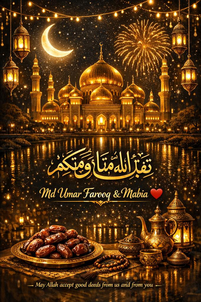 mdumar_farooq's tweet photo. May Allah accept our deeds 🤲🌙
تقبل الله منا ومنكم https://t.co/7pNgf7sebz