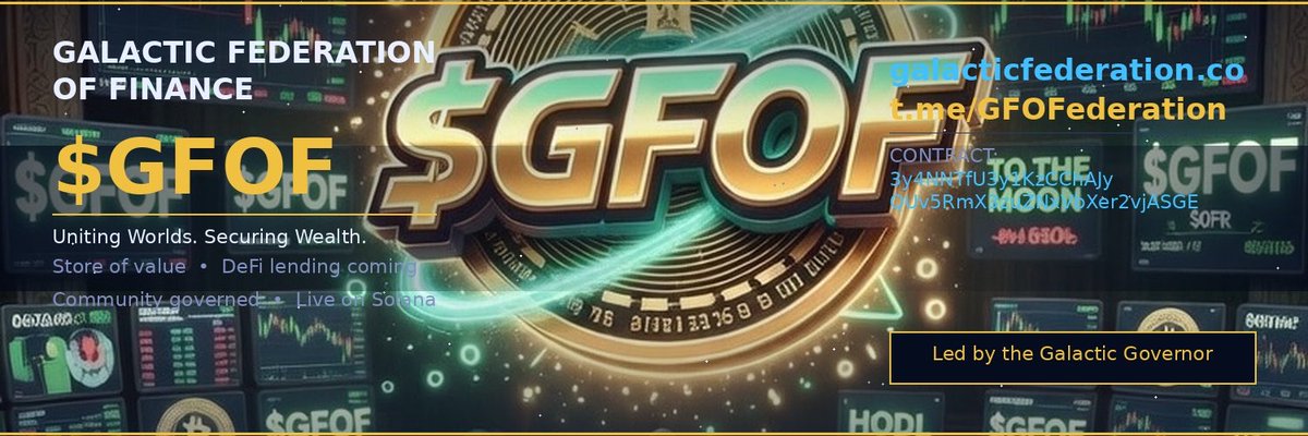 Galactic Federation Of Finance tweet media