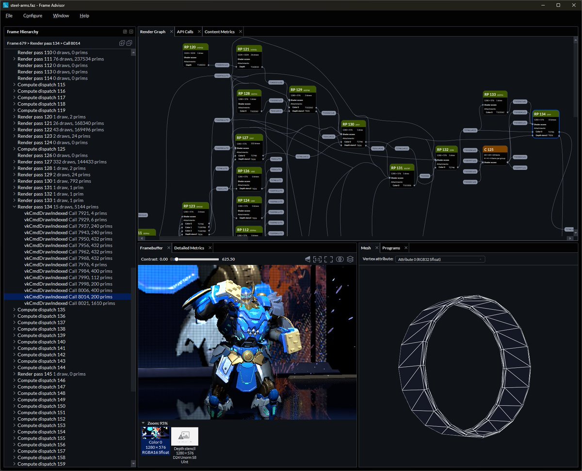 dnlbaines's tweet image. 🚀 Excited to share our latest work on Frame Advisor - a major upgrade to Vulkan capture!

This update integrates GFXReconstruct, enabling detailed Vulkan capture and analysis on Android.

👉 Read more: okt.to/M94nwe
#Vulkan #Graphics #GameDev #Android #Performance #Arm