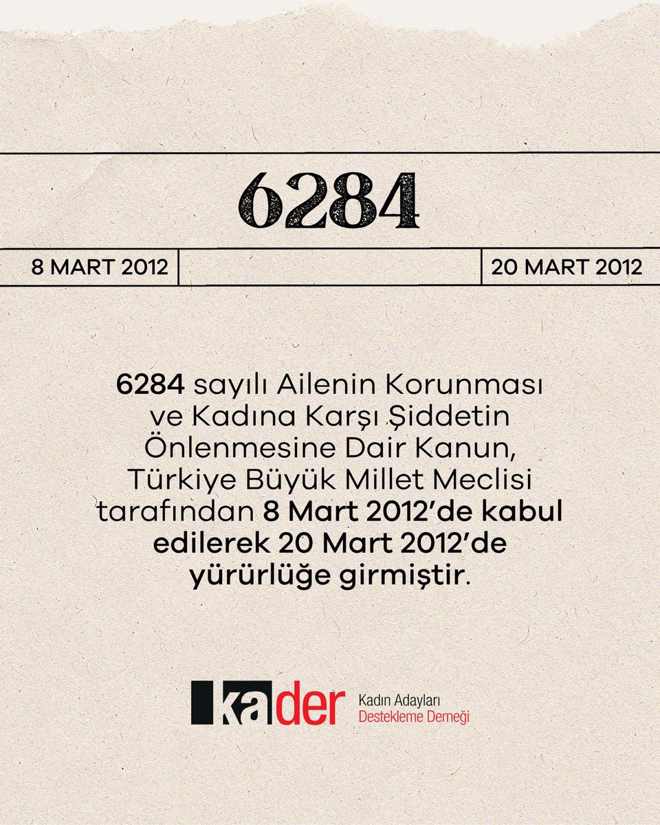 Kadın Adayları Destekleme Derneği (KA.DER) tweet media