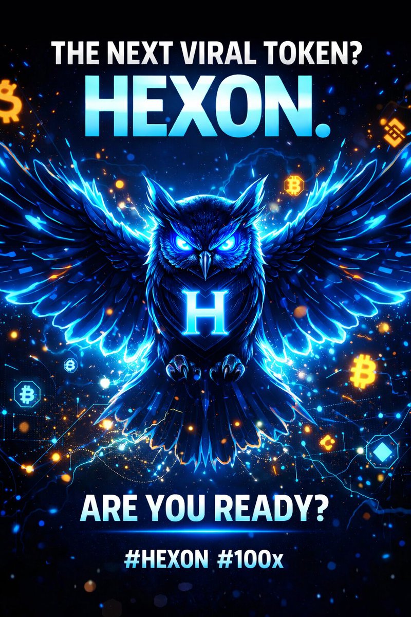 hexonofficial's tweet photo. 🦉🚀
$Hexon
@hexonofficial @coingecko https://t.co/kJZZMAwUnx