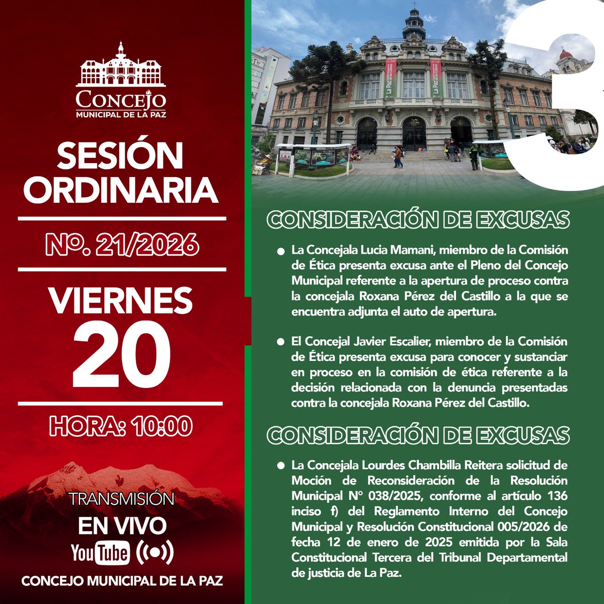 Concejo Municipal de La Paz tweet media