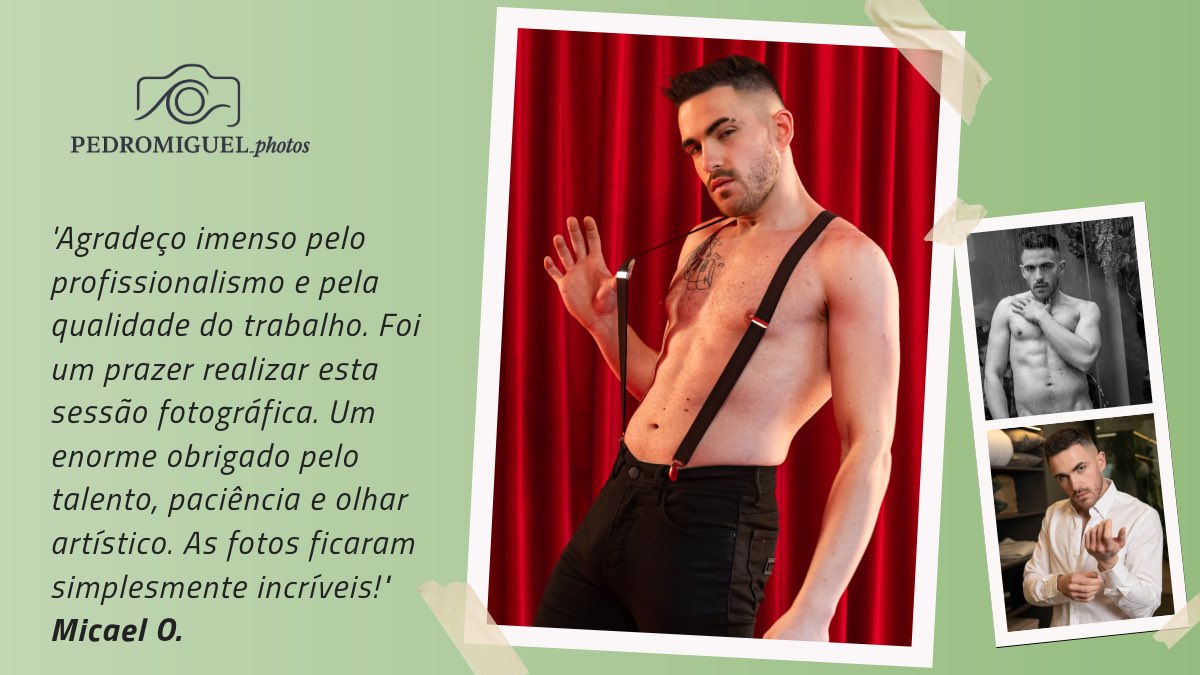 O Micael realizou a sua sessão fotográfica, marcada pela sensualidade e arte. 

Agenda já também a tua sessão fotográfica!

#photoshoot #photo #men #sexymen #menstyle #model #menmodel #photgraphy #portrait #cabaret #shower #fotografia #menphoto #foto #sexy