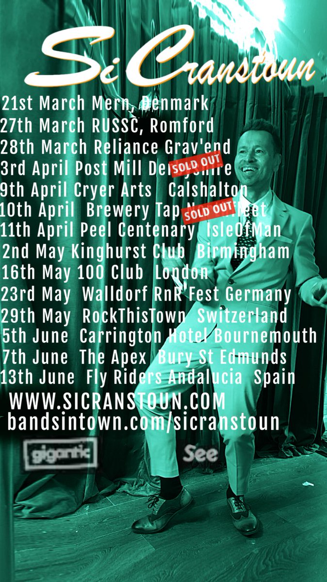 SiCranstoun's tweet photo. Upcoming Dates ✊ https://t.co/bAtfJdDYf8