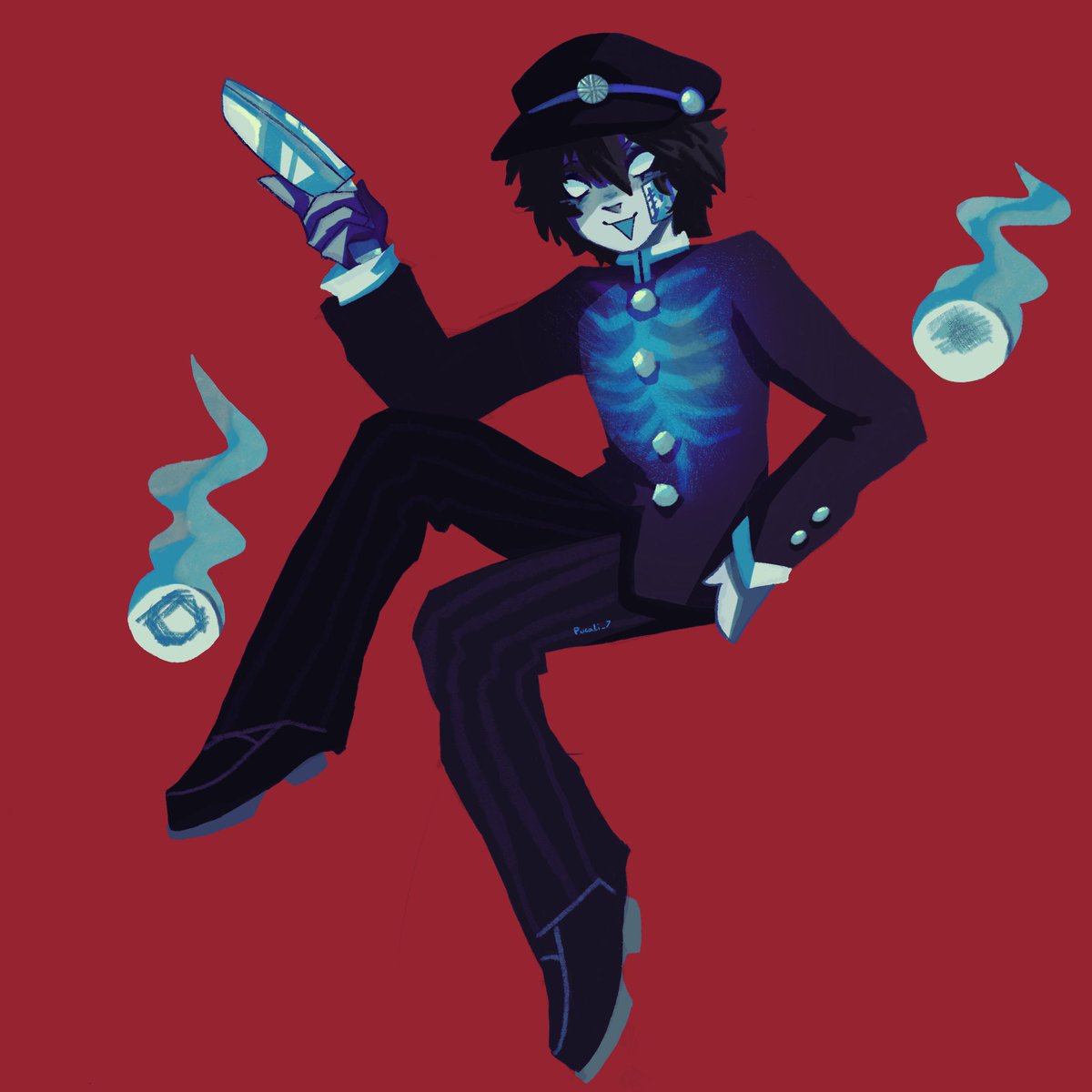 pucali_7's tweet image. My stupid son who’s transparent 

#tbhk #jshk #hanako