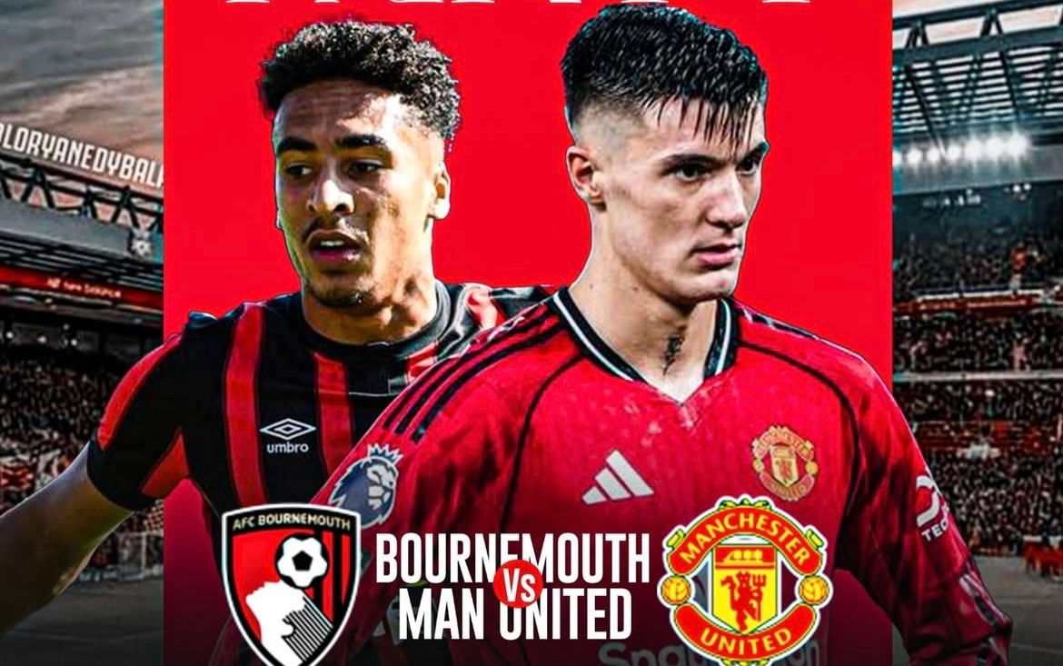iammutiu8's tweet photo. Next up… it’s a showdown 🔥⚽️
AFC Bournemouth ready to cause problems at home, but Manchester United are coming with something to prove 👀
Battle lines drawn.  💭🔥
#BOUMUN #PremierLeague #FootballNight #Matchday #ManchesterUnited Bournemouth FootballFans https://t.co/OxG45dqHu5