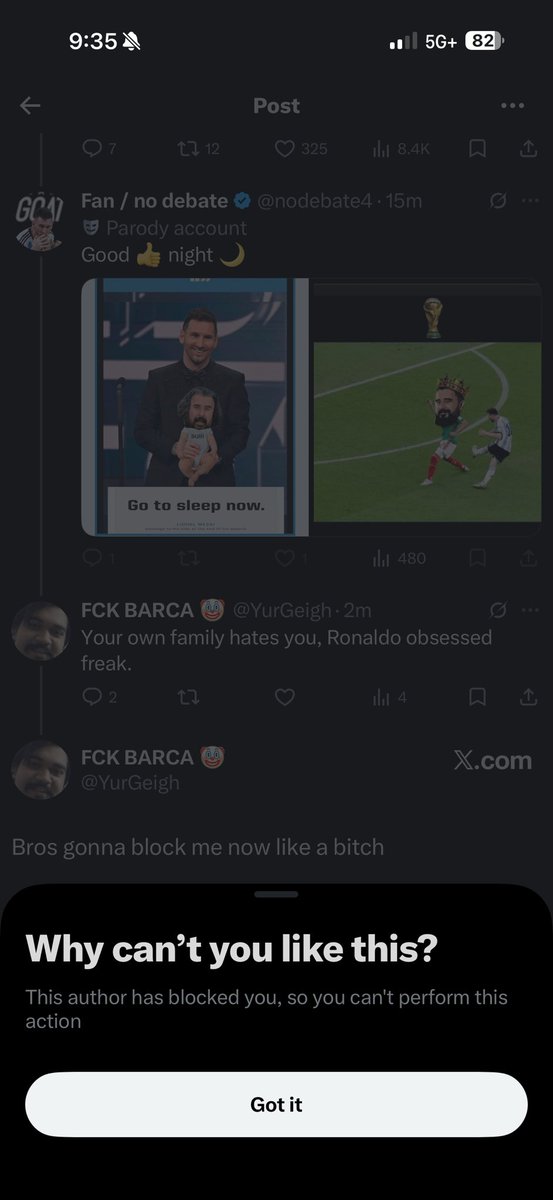 FCK BARCA 🤡 tweet media