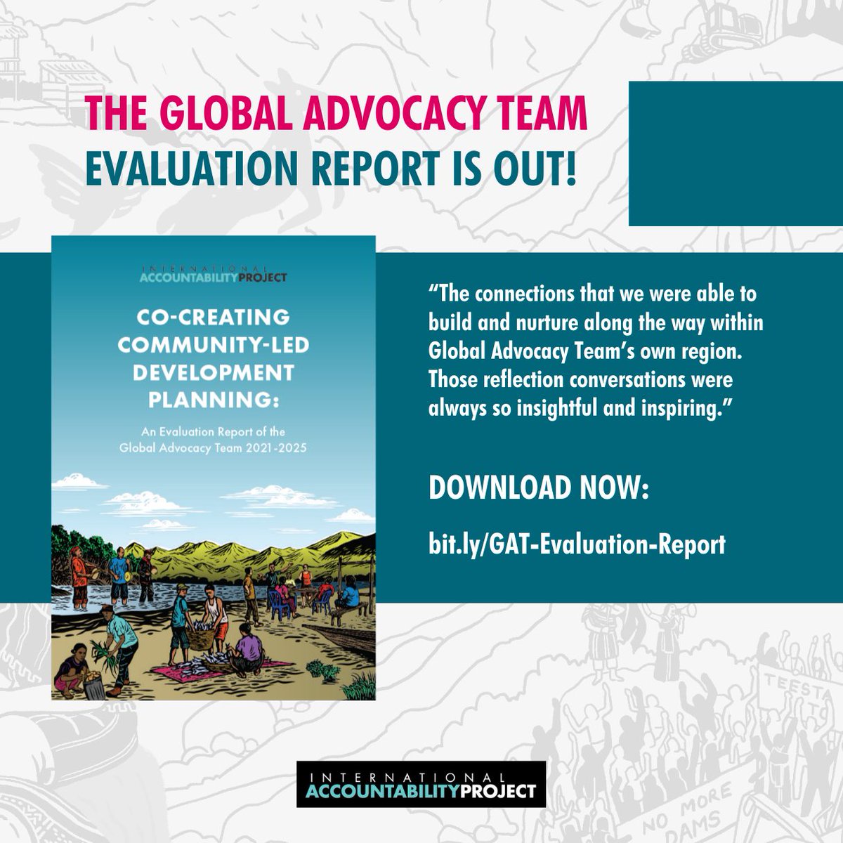4accountability's tweet photo. For 3 yrs, the Global Advocacy Team (GAT) initiative, a collaboration between community leaders and the IAP, brought together local leaders from 7 countries to prove that community-led development works.

Now, we're sharing the evidence: 👉🏽 https://t.co/zFHKOwkpA4 https://t.co/6v4Ur7ssgy