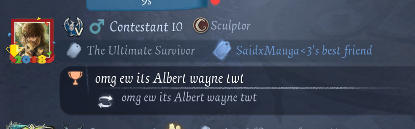 Albert Wayne's hat tweet media