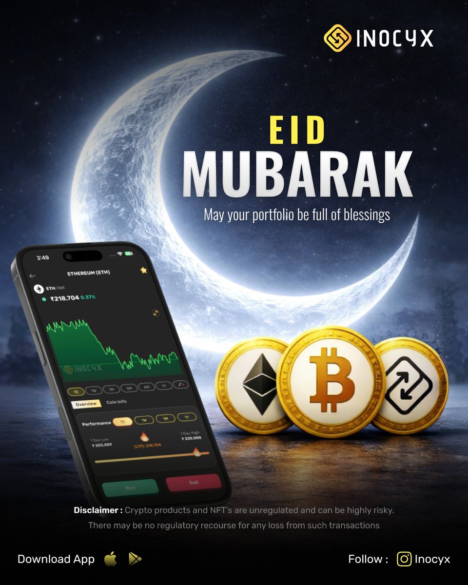 INOCYX's tweet image. May this Ramadan 🌙bring you blessings and profitable trades
.
.
.
.
#ramadhan #ramzan #eidmubarak #blessed🙏 #profit #inocyx