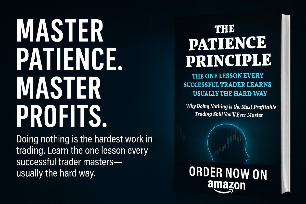 You’ll learn patience the hard way or the smart way. The Patience Principle shows masters how to master the art of doing nothing when it counts most. Transform your edge today. Available now: a.co/d/goIzxAH #trading #daytrading