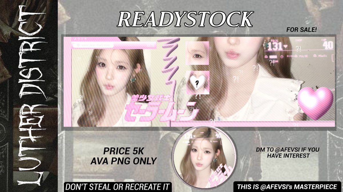 Luther, @ after dm! tweet media