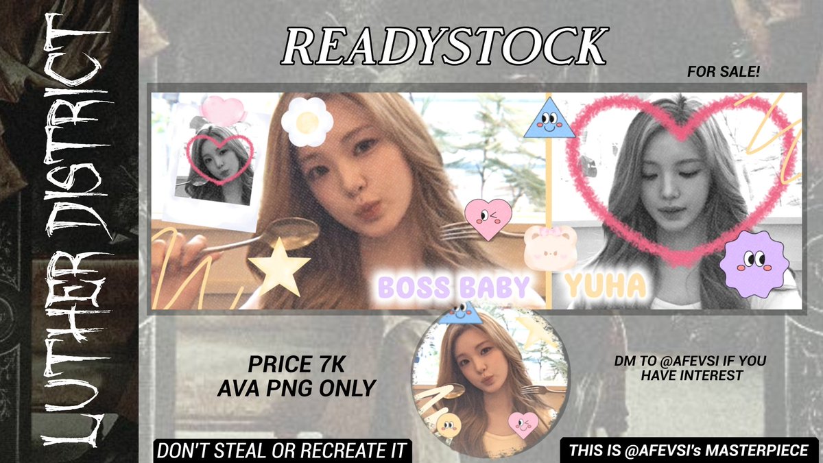 Luther, @ after dm! tweet media