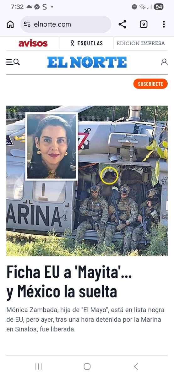mario_clio's tweet photo. La primera pregunta es... ¿Por qué la soltaron? Y ante cualquier justificación oficial legaloide, la segunda pregunta obligada sería: ¿Entonces, por qué la tenían detenida y trepada a un helicóptero? Tal vez la primera pregunta se responda con los apellidos: Rocha Moya. https://t.co/XWqj8MSnUV