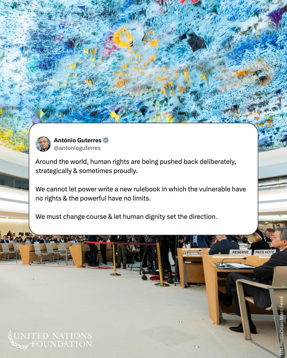 United Nations Foundation tweet media