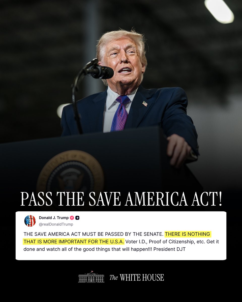 The White House tweet media