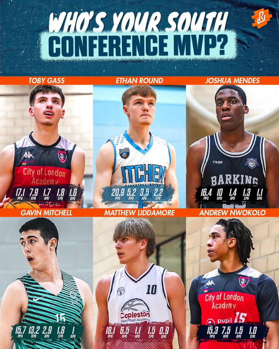 uNDR_gb's tweet image. Here’s our selection for Academy MVP race North &amp;amp; South Conference ‼️ Who’s your pick?
#undr #britishbasketball #EABL