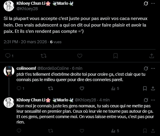 BordelloColine's tweet photo. toujours la même. tu grattes une transphobe, tu tombes sur une homophobe. Etonnant? (non) https://t.co/40kYfjQN6E