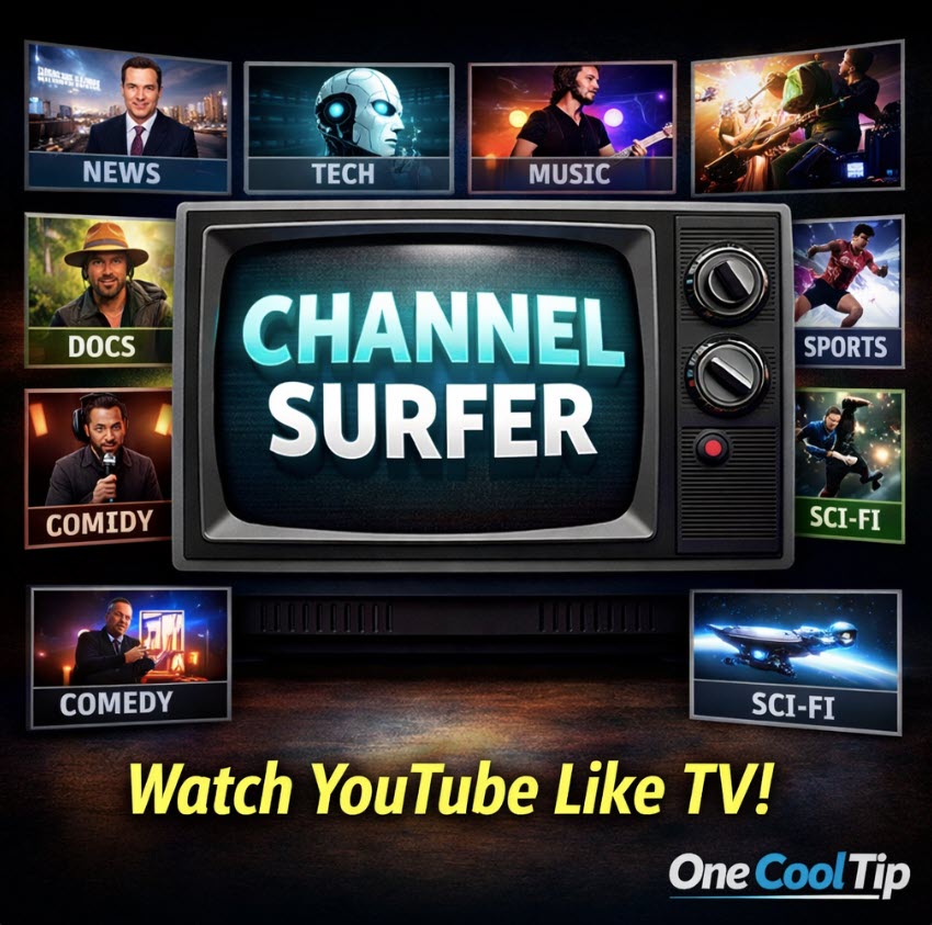rjmans's tweet image. 📺 Stop Searching, Start Watching

Channel Surfer turns YouTube into a TV-like experience with real channels.
Discover content instantly. No scrolling. No decision fatigue.

#YouTubeTips #StreamingTech #ProductivityTools #CordCutting #AIContent  @YouTube  #TechTips #OneCoolTip