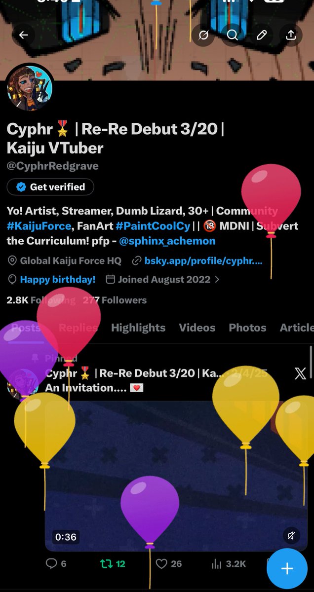 Cyphr🎖️ | Kaiju VTuber tweet media